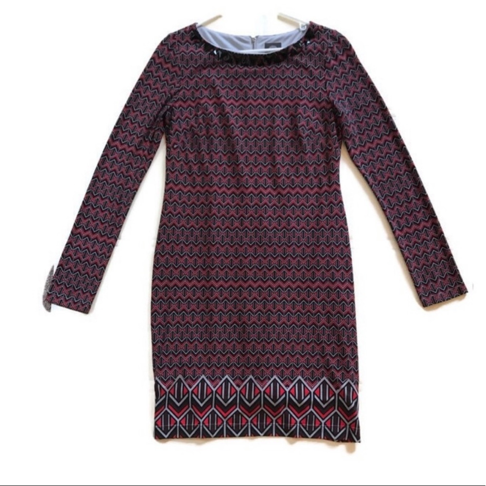 Vince Camuto 3/4 sleeve full zip dress